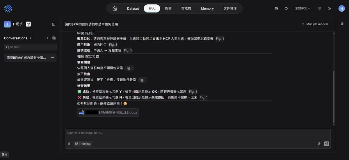 聊天介面