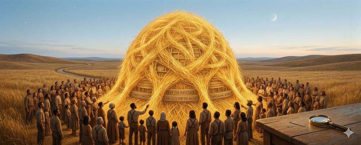 John Bogle：指數投資之父與「買下整座乾草堆」的守護者