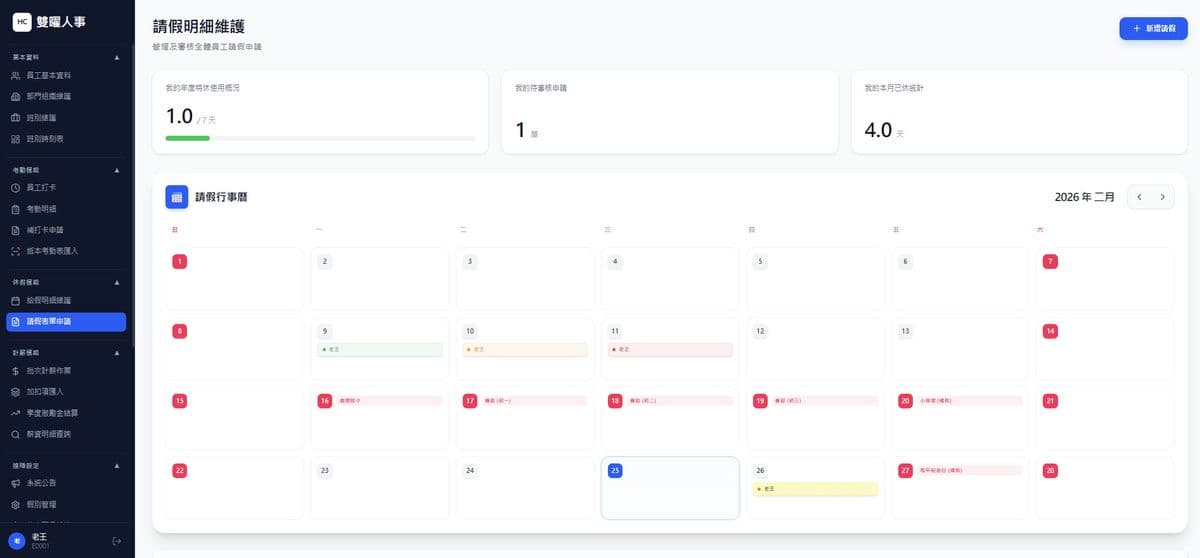 痛點五：日曆樣板